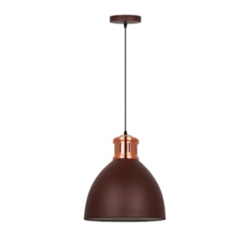 PENDENTE ASKIN 1XE27 40W BIVOLT 30X33,5CM METAL MARROM| STUDIOLUCE QPD1161-MR PENDENTE ASKIN 1XE27 40W BIVOLT 30X33,5CM METAL MARROM| STUDIOLUCE QPD1161-MR