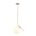 PENDENTE BALANCE 25W 1L E27 BIVOLT Ø200MM - DOURADO | SKYLIGHT SKY-3007