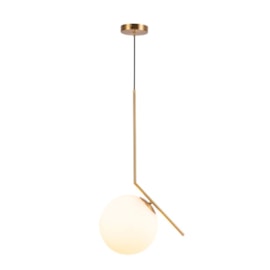 PENDENTE BALANCE 25W 1L E27 BIVOLT Ø200MM - DOURADO | SKYLIGHT SKY-3007 PENDENTE BALANCE 25W 1L E27 BIVOLT Ø200MM - DOURADO | SKYLIGHT SKY-3007