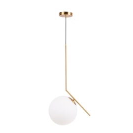 PENDENTE BALANCE 25W 1L E27 BIVOLT Ø200MM - DOURADO | SKYLIGHT SKY-3007