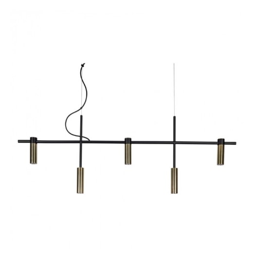 PENDENTE BARÃO RETANGULAR 121CM ALUMÍNIO | USINA 16815/5 PENDENTE BARÃO RETANGULAR 121CM ALUMÍNIO | USINA 16815/5