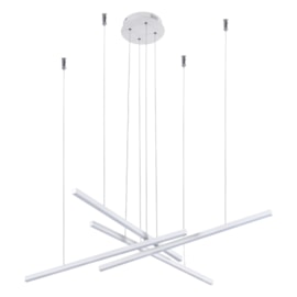 PENDENTE BASTONI N/A 1200X1500 LED 60W 3000K 3212 LM BIVOLT BRANCO | USINA IMPORTS UI20010/4BT PENDENTE BASTONI N/A 1200X1500 LED 60W 3000K 3212 LM BIVOLT BRANCO | USINA IMPORTS UI20010/4BT