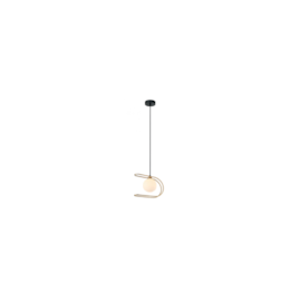 PENDENTE BEAT METAL E VIDRO PRETO DOURADO E BRANCO 1XG9 | BELLA ILUMINAÇÃO HL023 PENDENTE BEAT METAL E VIDRO PRETO DOURADO E BRANCO 1XG9 | BELLA ILUMINAÇÃO HL023