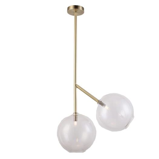 PENDENTE BELL 150X70CM METAL E VIDRO OURO VELHO E TRANSPARENTE | SKYLIGHT SKY-3047-OV PENDENTE BELL 150X70CM METAL E VIDRO OURO VELHO E TRANSPARENTE | SKYLIGHT SKY-3047-OV