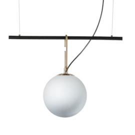 PENDENTE BERLOCK REDONDO Ø55CM VIDRO E METAL BRONZE E PRETO | +LUZ PE-112/1.55BROPT PENDENTE BERLOCK REDONDO Ø55CM VIDRO E METAL BRONZE E PRETO | +LUZ PE-112/1.55BROPT