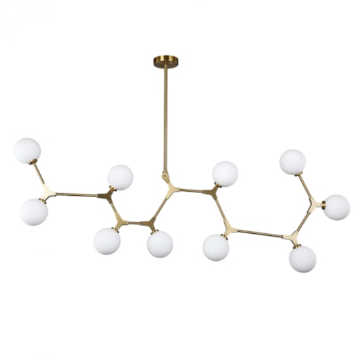 PENDENTE BHEO GR 50X188CM METAL E VIDRO DOURADO | NORDECOR 2026 PENDENTE BHEO GR 50X188CM METAL E VIDRO DOURADO | NORDECOR 2026