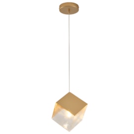 PENDENTE BITIS QUADRADO DOURADO | NORDECOR 2784