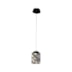 PENDENTE BLUR LED 3W 3000K PRETO/CRISTAL DE ROCHA | STUDIOLUCE BLACK PD1495