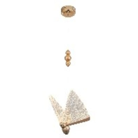 PENDENTE BORBOLETA LED22×22CM 6W 3000K BIVOLT METAL+ACRILICO DOURADO | SINDORA DCD00251 PENDENTE BORBOLETA LED22×22CM 6W 3000K BIVOLT METAL+ACRILICO DOURADO | SINDORA DCD00251