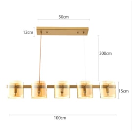 PENDENTE BOUZE ORI 5XG9 DOURADO FOSCO E AMBAR | NORDECOR 2538 PENDENTE BOUZE ORI 5XG9 DOURADO FOSCO E AMBAR | NORDECOR 2538