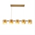 PENDENTE BOUZE ORI 5XG9 DOURADO FOSCO E AMBAR | NORDECOR 2538