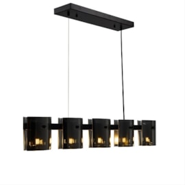 PENDENTE BOUZE ORI 5XG9 PRETO E FUME | NORDECOR 2537 PENDENTE BOUZE ORI 5XG9 PRETO E FUME | NORDECOR 2537
