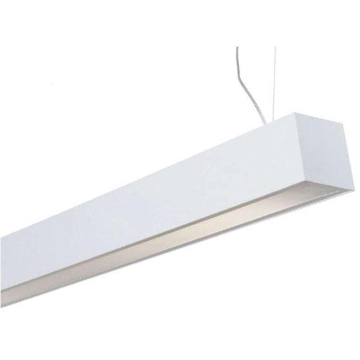 PENDENTE BOX RETANGULAR 4 TUBULAR T8 120CM 124,5X20CM METAL | TKS 50751/50750 - Branco PENDENTE BOX RETANGULAR 4 TUBULAR T8 120CM 124,5X20CM METAL | TKS 50751/50750 - Branco