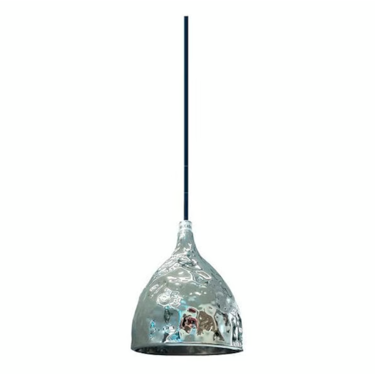 PENDENTE BRASS 1XG9 12X17CM METAL CROMADO | BELLA ILUMINAÇÃO JY005C PENDENTE BRASS 1XG9 12X17CM METAL CROMADO | BELLA ILUMINAÇÃO JY005C