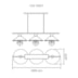 PENDENTE BRONX 3L E27 100CM | SPOTLINE 636/3 PENDENTE BRONX 3L E27 100CM | SPOTLINE 636/3
