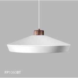 PENDENTE BRONZO 1L E27 Ø50X17,9CM BRANCO/BRONZE | FLAVO FP1060BT PENDENTE BRONZO 1L E27 Ø50X17,9CM BRANCO/BRONZE | FLAVO FP1060BT