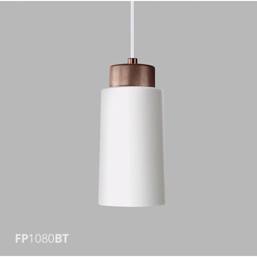 PENDENTE BRONZO 1X E27 Ø11,7X20CM BRANCO/BRONZE | FLAVO FP1080BT PENDENTE BRONZO 1X E27 Ø11,7X20CM BRANCO/BRONZE | FLAVO FP1080BT