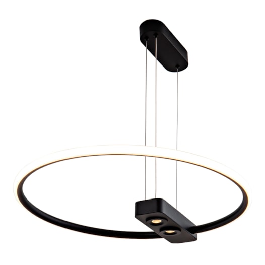 PENDENTE BYTE CIRCULAR PRETO 600X50 LED 35+6W 3000K 2665LM BIVOLT | USINA IMPORTS UI20110/60PTPT PENDENTE BYTE CIRCULAR PRETO 600X50 LED 35+6W 3000K 2665LM BIVOLT | USINA IMPORTS UI20110/60PTPT