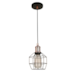 PENDENTE CAGE 1XE27 BIVOLT 15X20CM METAL COBRE E PRETO | BELLA ILUMINAÇÃO JY009 PENDENTE CAGE 1XE27 BIVOLT 15X20CM METAL COBRE E PRETO | BELLA ILUMINAÇÃO JY009