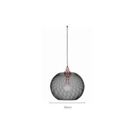 PENDENTE CAGE ARAMADO REDONDO Ø50CM METAL PRETO E ROSE GOLD | SKYLIGHT SKY-3032 PENDENTE CAGE ARAMADO REDONDO Ø50CM METAL PRETO E ROSE GOLD | SKYLIGHT SKY-3032