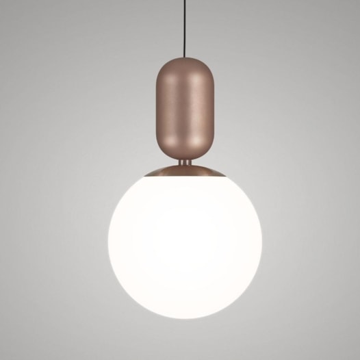 PENDENTE CAPSULE MEGA Ø20X30CM METAL E VIDRO | TKS 1740 PENDENTE CAPSULE MEGA Ø20X30CM METAL E VIDRO | TKS 1740