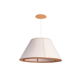 PENDENTE CATEDRAL RIO 60CM TECIDO ROBUST | MADELUSTRE 3415NA/92 PENDENTE CATEDRAL RIO 60CM TECIDO ROBUST | MADELUSTRE 3415NA/92