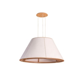 PENDENTE CATEDRAL RIO (A) 65CM X (D) 120CM MADEIRA E TECIDO NATURAL E ROBUST | MADELUSTRE 3417NA/92 PENDENTE CATEDRAL RIO (A) 65CM X (D) 120CM MADEIRA E TECIDO NATURAL E ROBUST | MADELUSTRE 3417NA/92