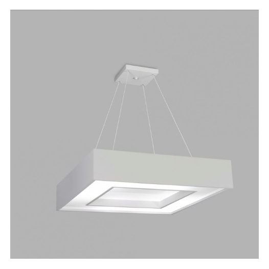 PENDENTE CHERRY QUADRADO 60X60CM ALUMÍNIO E ACRÍLICO | USINA 4541/62 PENDENTE CHERRY QUADRADO 60X60CM ALUMÍNIO E ACRÍLICO | USINA 4541/62