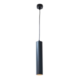 PENDENTE CIPPE CILÍNDRICO 1XGU10 MR16 MAX 7W 30X6CM ALUMÍNIO PRETO | BELLA ILUMINAÇÃO CIP1PD01PT006 PENDENTE CIPPE CILÍNDRICO 1XGU10 MR16 MAX 7W 30X6CM ALUMÍNIO PRETO | BELLA ILUMINAÇÃO CIP1PD01PT006