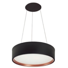 PENDENTE CIRCLE 370X145MM CABO 5 METROS | NEWLINE - SN10154X - Branco com Dourado PENDENTE CIRCLE 370X145MM CABO 5 METROS | NEWLINE - SN10154X - Branco com Dourado