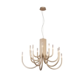 PENDENTE CISSY LED 59W 3000K DOURADO | STUDIOLUCE BLACK PD1510
