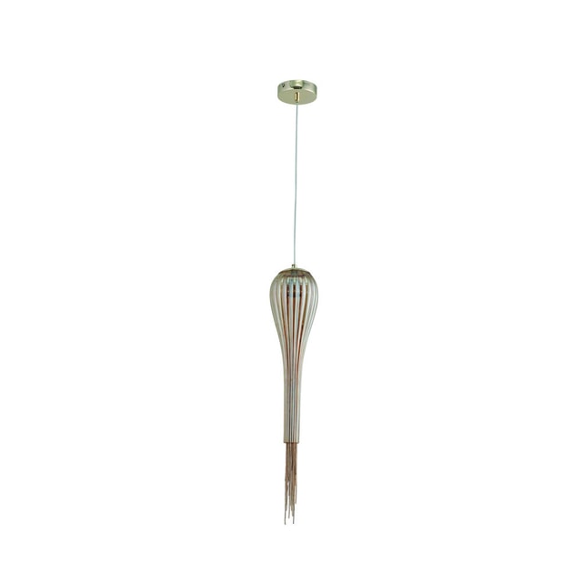 PENDENTE TRACE Ø89X105CM METAL PRETO COM DETALHE EM COBRE PENDENTE TRACE Ø89X105CM METAL PRETO COM DETALHE EM COBRE