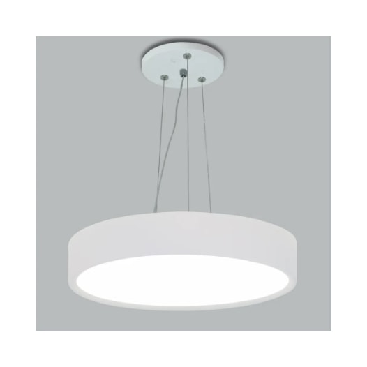 PENDENTE CLEAR REDONDO Ø60CM ALUMÍNIO E ACRÍLICO | USINA 4051/60 PENDENTE CLEAR REDONDO Ø60CM ALUMÍNIO E ACRÍLICO | USINA 4051/60