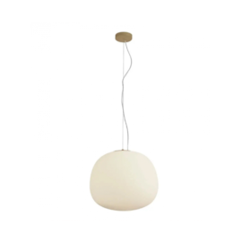 PENDENTE CLOUD 1XE27 45X38CM METAL E VIDRO DOURADO E FOSCO | STUDIOLUCE BLACK PD1497DO PENDENTE CLOUD 1XE27 45X38CM METAL E VIDRO DOURADO E FOSCO | STUDIOLUCE BLACK PD1497DO