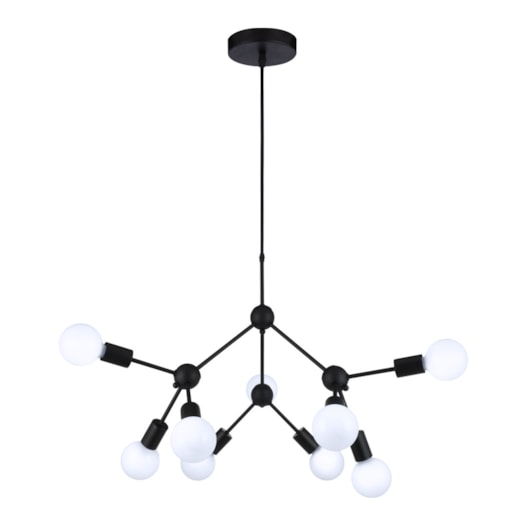 PENDENTE CLUSTER Ø66X53CM METAL PRETO | STUDIOLUCE WHITE QPD13229