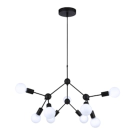 PENDENTE CLUSTER Ø66X53CM METAL PRETO | STUDIOLUCE WHITE QPD13229 PENDENTE CLUSTER Ø66X53CM METAL PRETO | STUDIOLUCE WHITE QPD13229