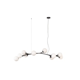 PENDENTE COLLI 10L G9 5W BIVOLT PRETO/BRANCO | STUDIOLUCE BLACK PD1514PT PENDENTE COLLI 10L G9 5W BIVOLT PRETO/BRANCO | STUDIOLUCE BLACK PD1514PT