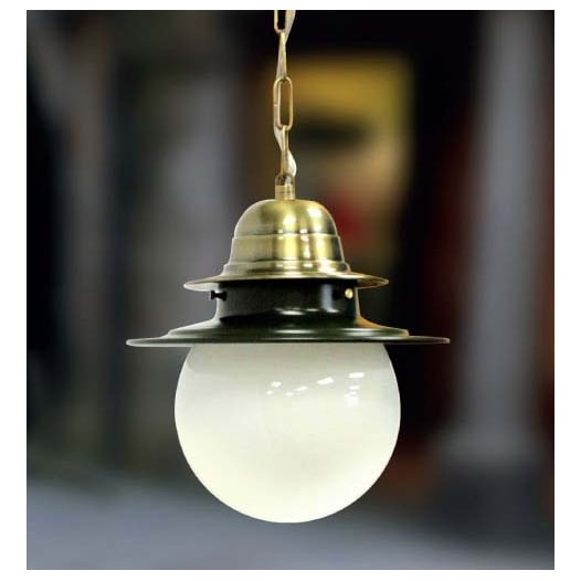 PENDENTE COLONIAL BOLA VIDRO DE Ø20CM LATÃO | GOLDEN-ART T261-20LT PENDENTE COLONIAL BOLA VIDRO DE Ø20CM LATÃO | GOLDEN-ART T261-20LT