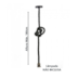 PENDENTE COLOR 180CM CORDA CHUMBO | NORDECOR D1374