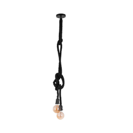 PENDENTE COLOR 180CM CORDA PRETO | NORDECOR 2035