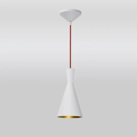 PENDENTE CONE MINI Ø14CM PINTUTA AÇO/ALUMÍNIO | GOLDEN-ART T9076PI PENDENTE CONE MINI Ø14CM PINTUTA AÇO/ALUMÍNIO | GOLDEN-ART T9076PI