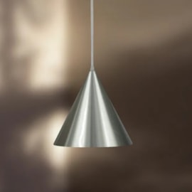 PENDENTE CONE Ø20CM PINTURA AÇO ALUMÍNIO | GOLDEN-ART T210PI PENDENTE CONE Ø20CM PINTURA AÇO ALUMÍNIO | GOLDEN-ART T210PI