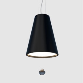 PENDENTE CÔNICO Ø20X25CM MADEIRA, CRISTAL E ACRÍLICO | ACCORD 1130C PENDENTE CÔNICO Ø20X25CM MADEIRA, CRISTAL E ACRÍLICO | ACCORD 1130C