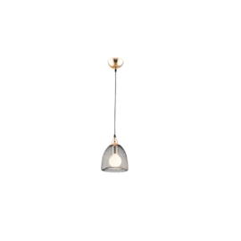 PENDENTE COPPER ARAMADO METAL PRETO E DOURADO 1XE27 | BELLA ILUMINAÇÃO XN002G PENDENTE COPPER ARAMADO METAL PRETO E DOURADO 1XE27 | BELLA ILUMINAÇÃO XN002G