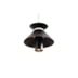 PENDENTE CORDEL PRETO E BRANCO 15X15X13CM  5W + 2W 2700K | BELLA ILUMINAÇÃO CD006