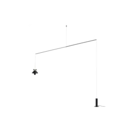 PENDENTE CORDEL PRETO E BRANCO 15X15X13CM  5W + 2W 2700K | BELLA ILUMINAÇÃO CD006 PENDENTE CORDEL PRETO E BRANCO 15X15X13CM  5W + 2W 2700K | BELLA ILUMINAÇÃO CD006