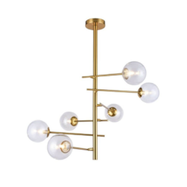 PENDENTE COSMOS II E III VIDRO/ESTRUTURA DOURADO | ORLUCE OR1182 PENDENTE COSMOS II E III VIDRO/ESTRUTURA DOURADO | ORLUCE OR1182