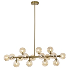 PENDENTE COTTON 25W 16L G9 BIVOLT Ø1000X950MM - BRONZE | SKYLIGHT SKY-3027-2 PENDENTE COTTON 25W 16L G9 BIVOLT Ø1000X950MM - BRONZE | SKYLIGHT SKY-3027-2