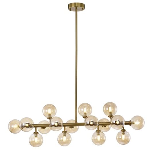 PENDENTE COTTON 25W 16L G9 BIVOLT Ø1000X950MM - BRONZE | SKYLIGHT SKY-3027-2 PENDENTE COTTON 25W 16L G9 BIVOLT Ø1000X950MM - BRONZE | SKYLIGHT SKY-3027-2