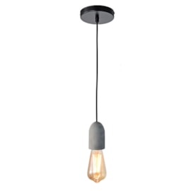 PENDENTE COUVER Ø4,5X9CM METAL PRETO E CONCRETO | STIDIOLUCE WHITE PD751 PENDENTE COUVER Ø4,5X9CM METAL PRETO E CONCRETO | STIDIOLUCE WHITE PD751